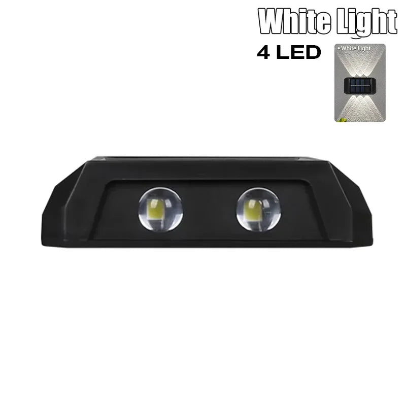 Illuminate Your Outdoors with Solar LED Wall Lights - Waterproof, Dusk to Dawn Lighting for Gardens, Yards, and Porches