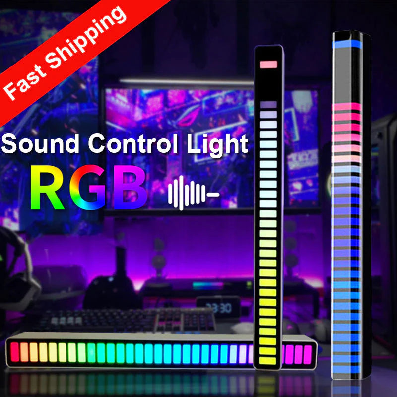 Transform Your Space with RGB Music Synchronization LED Ambient Lights - App Controlled for Car, TV, Gaming, and More!