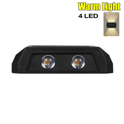 Illuminate Your Outdoors with Solar LED Wall Lights - Waterproof, Dusk to Dawn Lighting for Gardens, Yards, and Porches