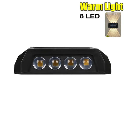 Illuminate Your Outdoors with Solar LED Wall Lights - Waterproof, Dusk to Dawn Lighting for Gardens, Yards, and Porches