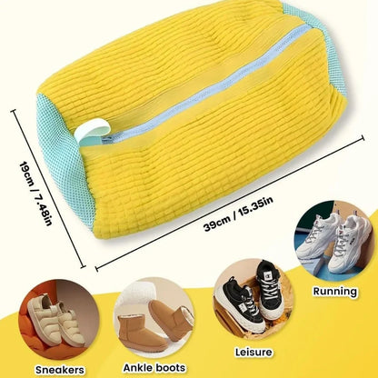 Protect Your Shoes with Our Stylish Laundry Bag - Durable Polyester Washing Bag for Easy Machine Care