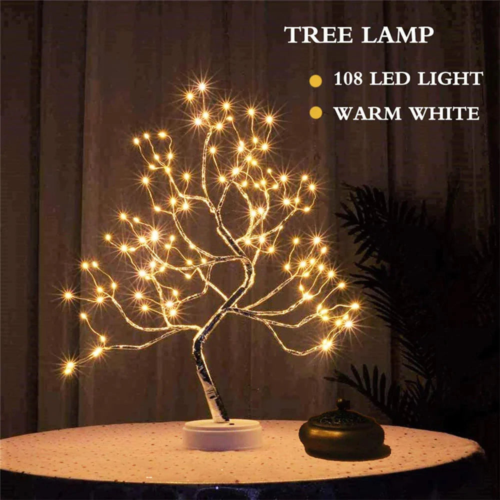 Illuminate Your Holidays with Our Mini LED Night Light Christmas Tree - Perfect for Kids' Bedrooms and Festive Decor