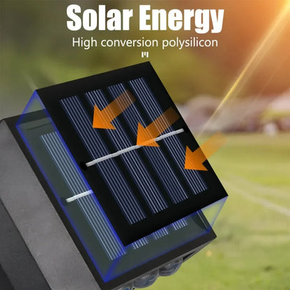 Illuminate Your Outdoors with Solar LED Wall Lights - Waterproof, Dusk to Dawn Lighting for Gardens, Yards, and Porches