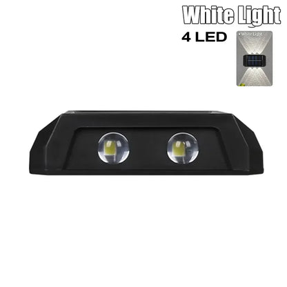 Illuminate Your Outdoors with Solar LED Wall Lights - Waterproof, Dusk to Dawn Lighting for Gardens, Yards, and Porches