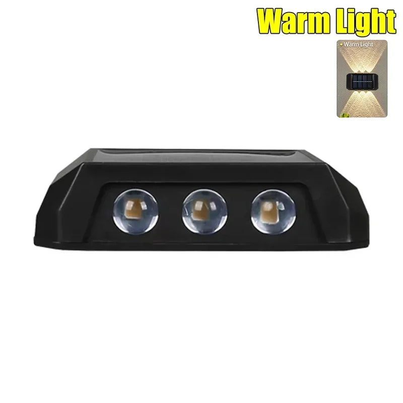 Illuminate Your Outdoors with Solar LED Wall Lights - Waterproof, Dusk to Dawn Lighting for Gardens, Yards, and Porches