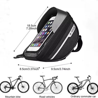 Ultimate Waterproof Bicycle Bag - 1L Top Tube Bike Bag with Touch Screen for Phones - Perfect Cycling Accessory!