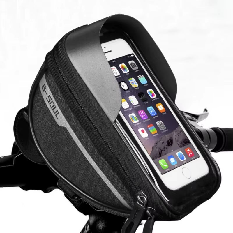 Ultimate Waterproof Bicycle Bag - 1L Top Tube Bike Bag with Touch Screen for Phones - Perfect Cycling Accessory!