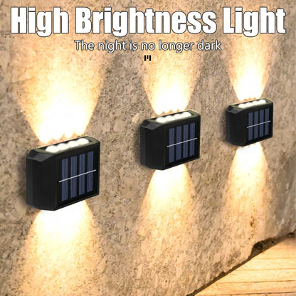 Illuminate Your Outdoors with Solar LED Wall Lights - Waterproof, Dusk to Dawn Lighting for Gardens, Yards, and Porches