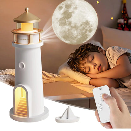 Transform Your Child's Room with the Enchanting Moon Lamp Projector: Bluetooth Music, Motion Sensor, and Cordless Convenience!