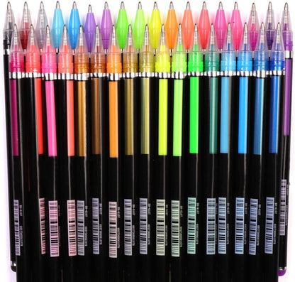 Unleash Your Creativity with the SAYEEC 48-Pack Gel Ink Pen Set – Featuring Glitter and Metallic Finishes!