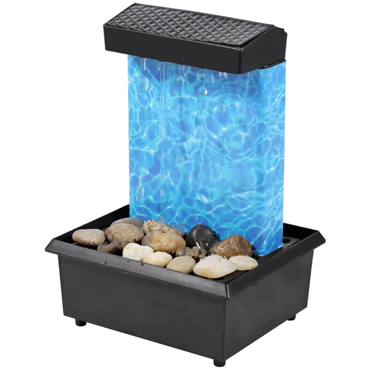 Transform Your Space with Our Tabletop Waterfall Fountain - Perfect for Relaxation, Meditation, and Charming Home Decor!