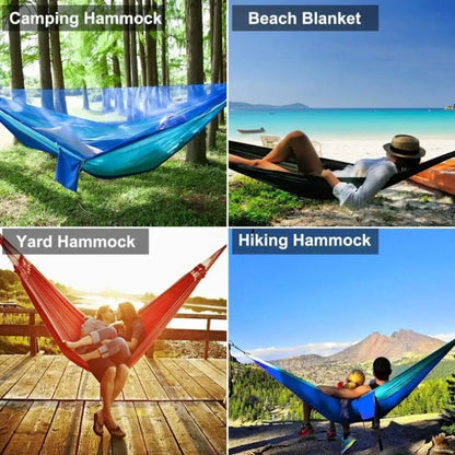Experience Ultimate Comfort with Our Mosquito-Proof Lightweight Outdoor Camping Hammock - Durable Parachute Fabric, Perfect for Adventures and Relaxation, 250x120 cm
