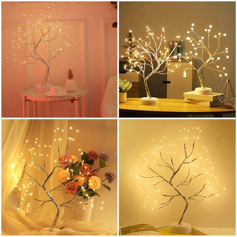 Illuminate Your Holidays with Our Mini LED Night Light Christmas Tree - Perfect for Kids' Bedrooms and Festive Decor