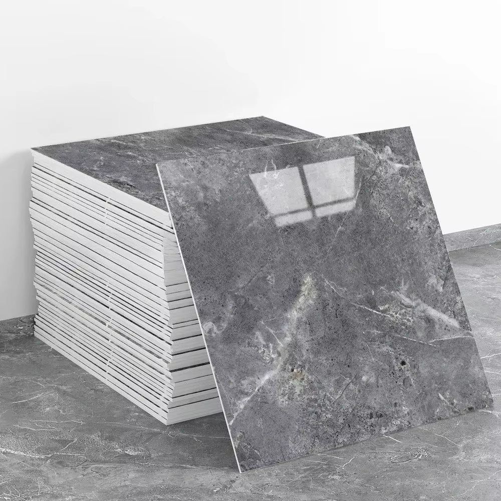 Transform Your Space with 10PCS Waterproof 3D Ceramic Tile Stickers - Imitation Marble, Self-Adhesive Wall & Floor Sheets for Effortless Home Renovation